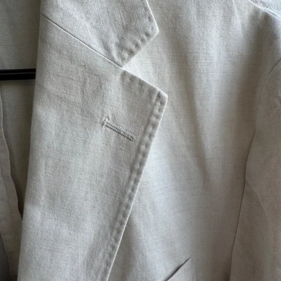 J. Crew Cream Single-Breasted Sport Coat